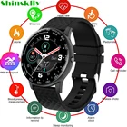 Смарт-часы для мужчин и женщин, водонепроницаемые Смарт-часы с тонометром и функцией отслеживания сердечного ритма, фитнес-трекер для Xiaomi, Iphone, 2021