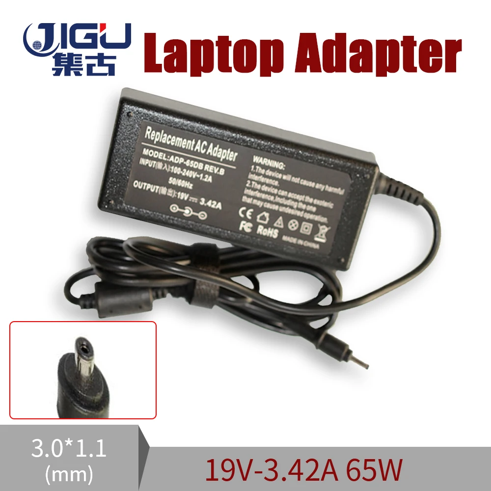 

19V 3.42A 3.0*1.1MM 65W Replacement For Acer Laptop AC Charger Power Adapter Input 100-240V