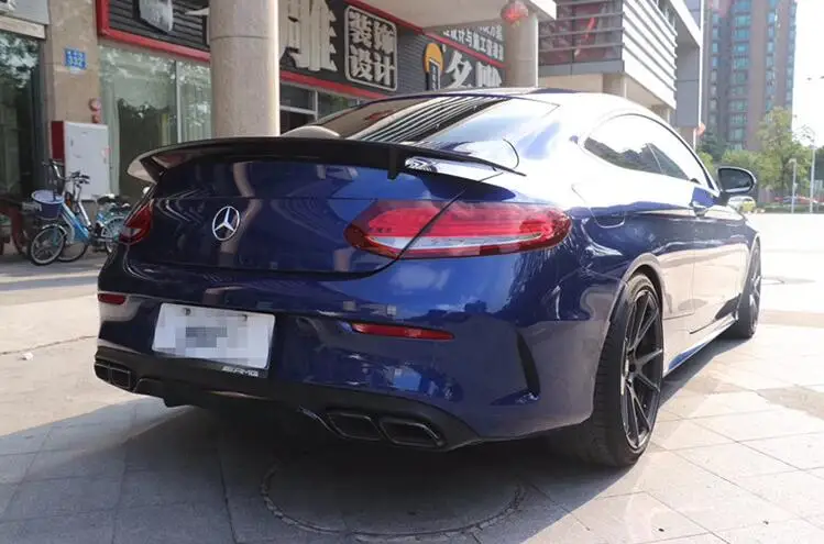 Спойлер для Benz W205 C class coupe ZDK ABS Автомобильный задний спойлер двухдверный C180 C250 C350