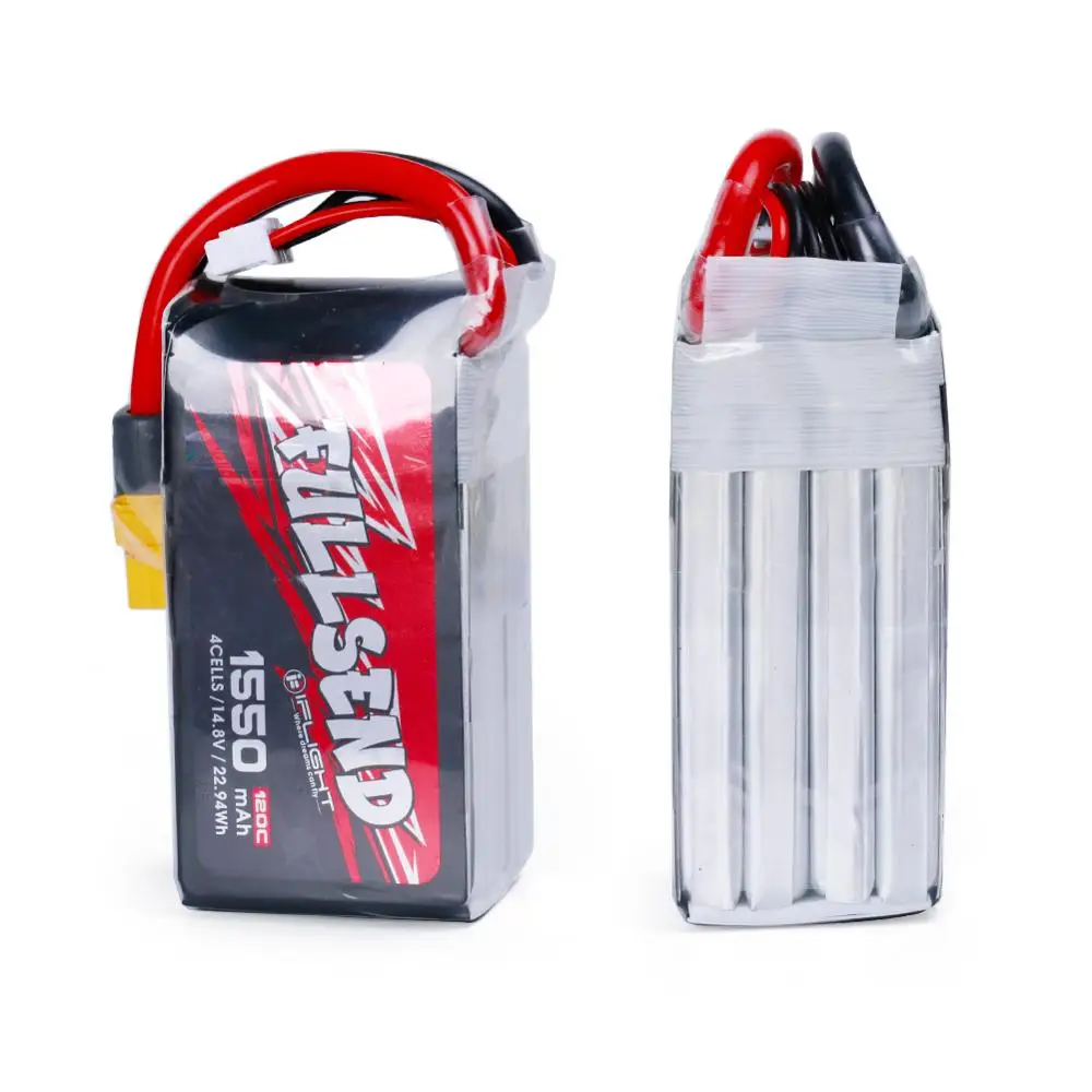 IFlight Fullsend LiPo Battery 1300mAh 120C 14 8 V 4S /1300mAh 22 2 6S /120C с разъемом XT60H для FPV drone|Детали и