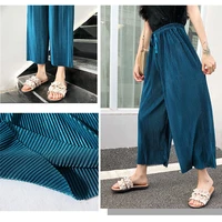 summer new children anti mosquito pants baby girl thin casual loose knitted trousers toddler icing wide leg pant kids clothes