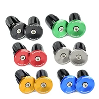 1 pair bike grip handle bar end cap aluminium alloy mtb handlebar grips plugs caps for bicycle handlebar accessory