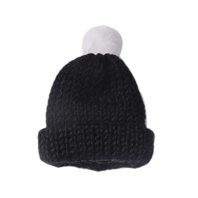 2 шт мини Красочные шерстяные вязаные шапки для волос брошь булавки женщин мужчин