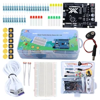 zhiyitech basic starter kit for arduino projects programming beginners high quality made electronic components to learn diy kit