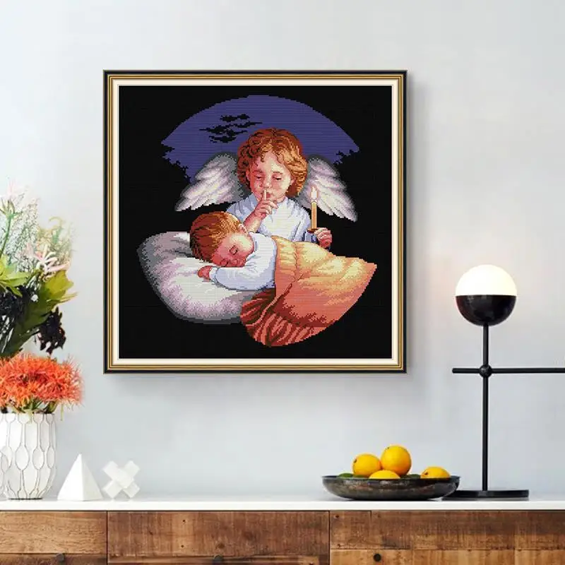 Набор для вышивки крестиком Angel Guardian Baby Sleep 11CT14CT ручная вышивка домашнее