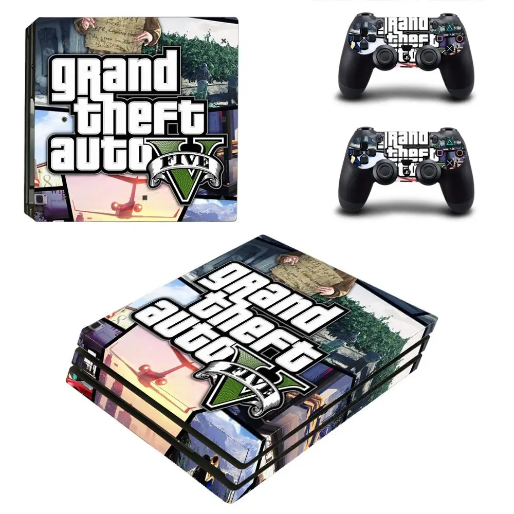 Наклейки Grand Theft Auto наклейки для PlayStation 4 PS4 Pro Play station | Электроника