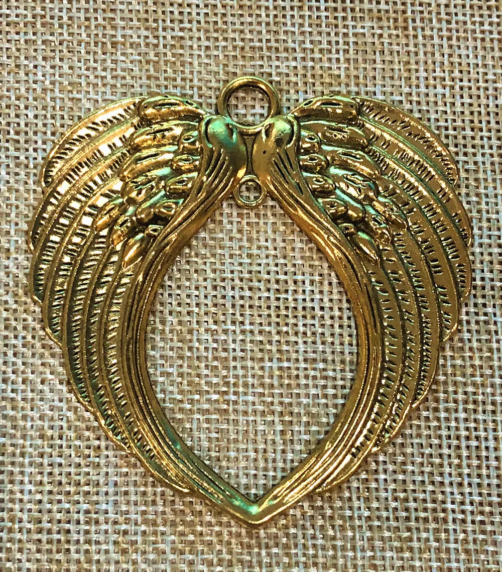 

3pcs Huge Angel Wings Charms Tibetan Silver Color Pendant Aesthetics Accessories DIY Handmade Necklace Jewelry Making Supplies