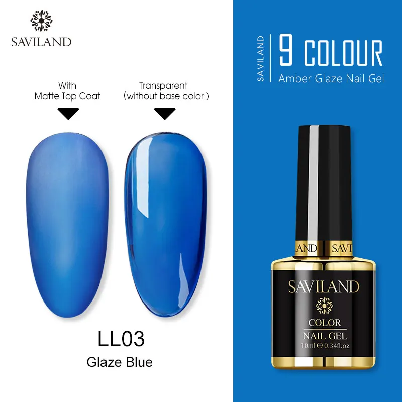 10ML LL03 SAVILAND Радужный Янтарный Гель-лак для ногтей креативный художественный Гель-лак для ногтей полупрозрачный праймер лак для ногтей - Цвет: 10ML LL03