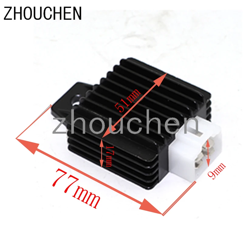 Электрический выпрямитель регулятора мотоцикла 4 контакта 12 В для тактных