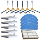 Фильтр + боковая щетка + салфетка для швабры + основной фильтр для робота-пылесоса ABIR X6 X5, детали для уборки дома