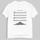 Мужская футболка, летняя мужская футболка, футболка с изображением персонажа мультфильма звучание тишины, брендовые Топы