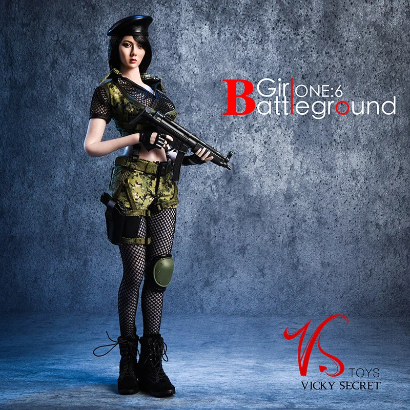 

Vstoys 1:6 Female Doll Costume Set 18XG13 Battlefield Girl Special Female Soldier 12 Inch Female Action Figure