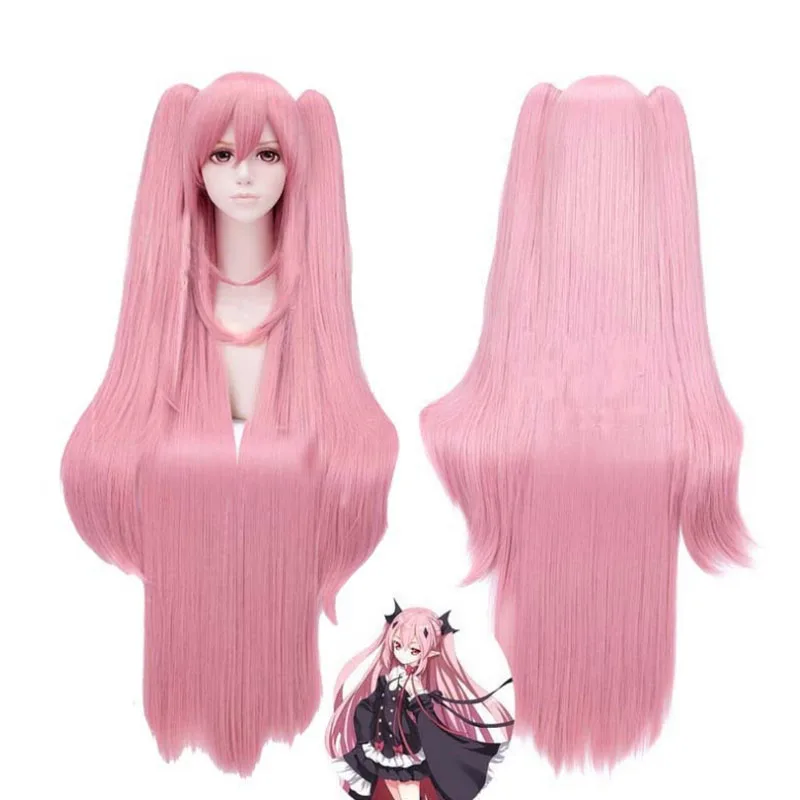 

new Anime Seraph of the end Krul Tepes Wigs Cosplay Costumes Lolita Dress Vampire Uniforms 6Pcs/Set For Halloween Party play