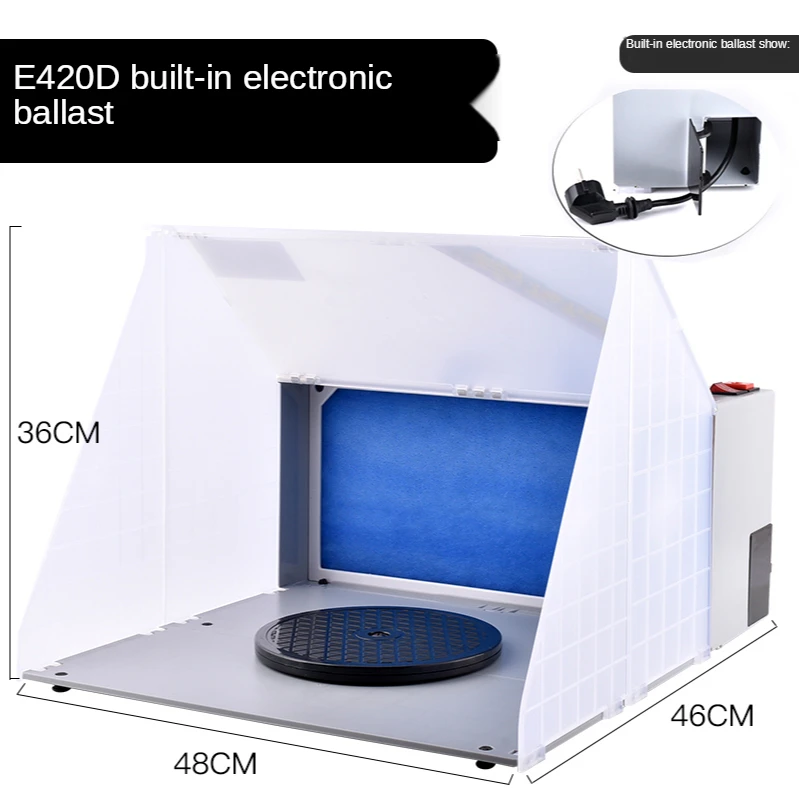 

HS-E420 Small Powerful Model Painting Workbench Exhaust Fan