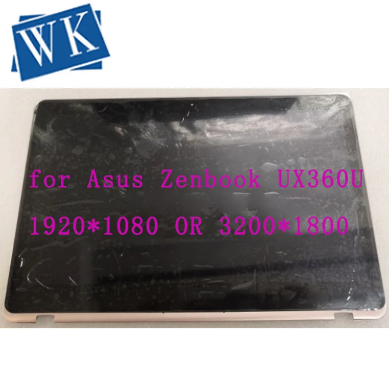 FHD или QHD светодиодный ЖК-дисплей в сборе сенсорный экран Замена для ASUS ZENBOOK UX360U UX360UA WUXGA(сенсорный не может работать, только для стекла