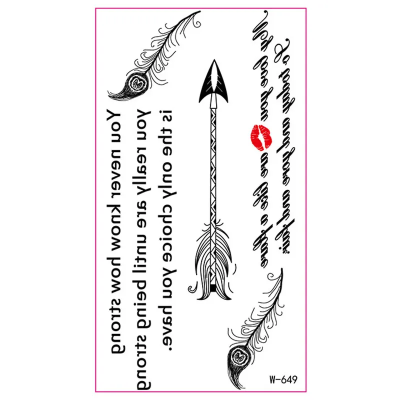 Рисунок 5 - Временные водостойкие татуировки для женщин