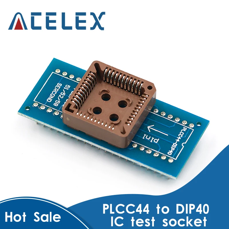 PLCC44 для DIP40 EZ USB Универсальный программатор IC АДАПТЕР тестер с розеткой TL866CS TL866A
