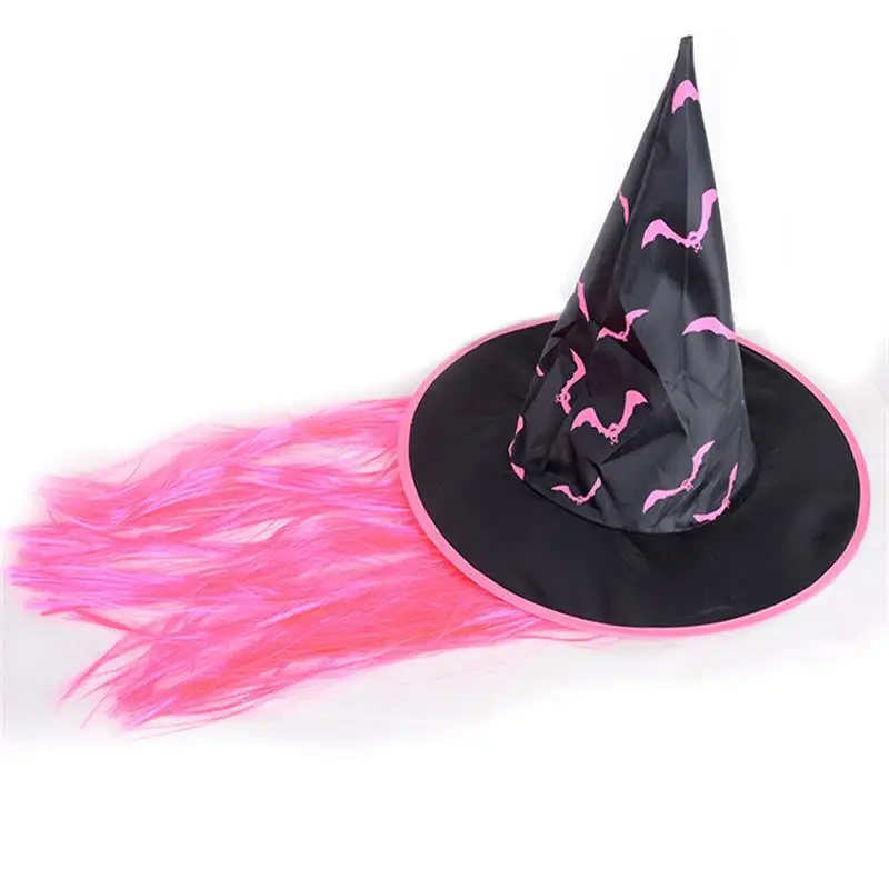 VIERUODIS шляпа для украшения Хэллоуина вечерние бутафория маскарада парик ведьмы