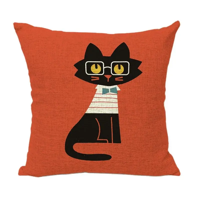 Чехлы для автомобиля магазин наволочка чехол Мультяшные цветные кошки домашний