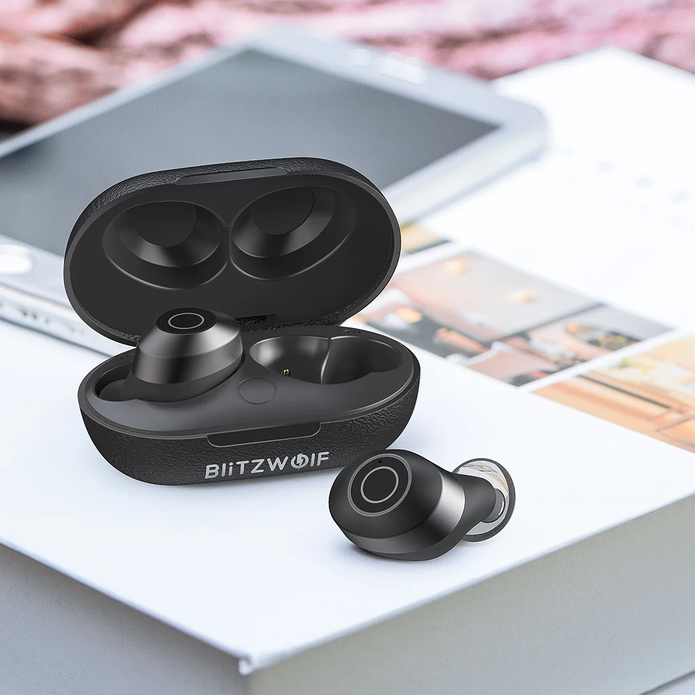 BlitzWolf FYE5 bluetooth v5.0 TWS настоящие беспроводные наушники-вкладыши спортивные стерео водонепроницаемые HiFi мини наушники гарнитура наушники