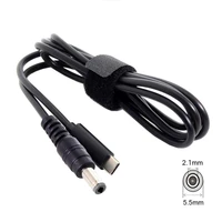 type c usb c input to dc 5 52 1mm power pd charge cable for laptop notebook 1 5m