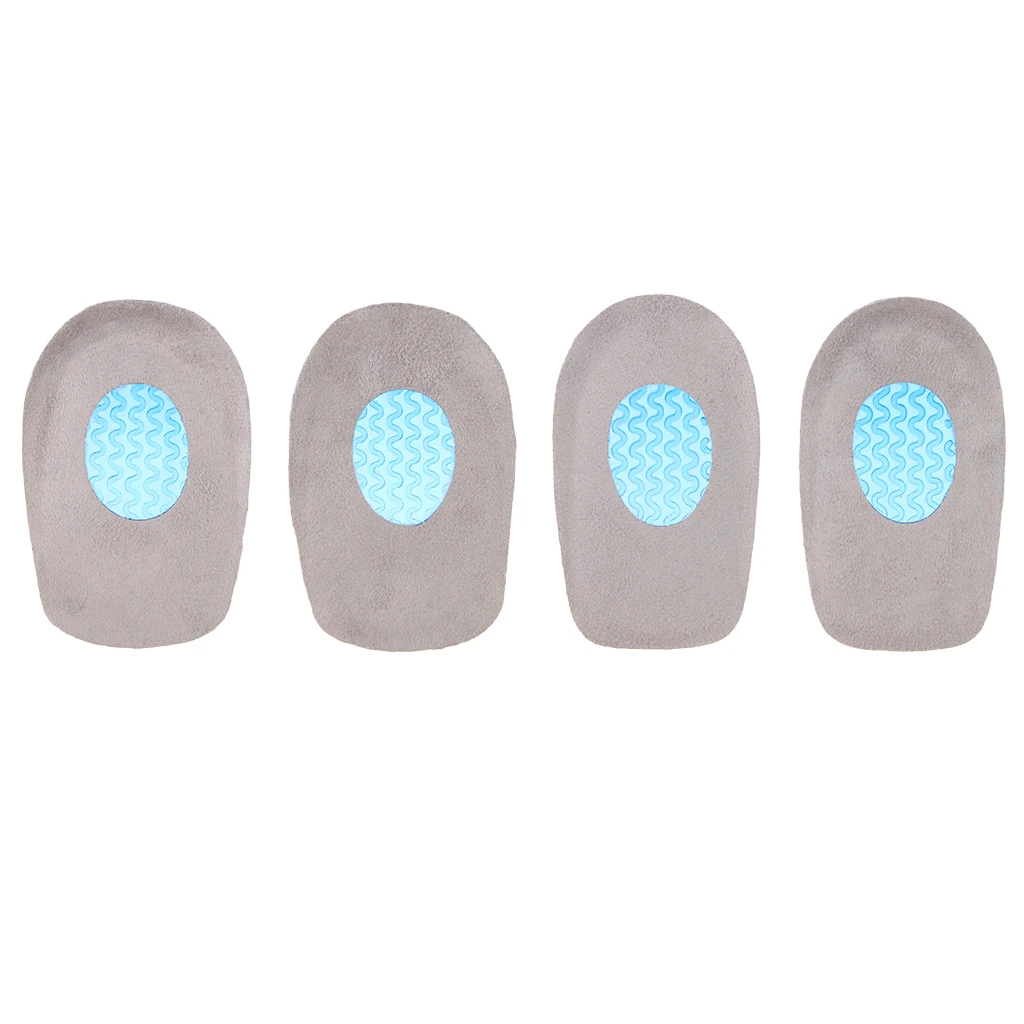 

Silicone Heel Cup Support Protectors Anti Shock Shoes Gel Pads Cushion Inserts