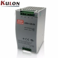 original mean well drh 120 single output 5a 24v 48v120w industrial din rail meanwell power supply