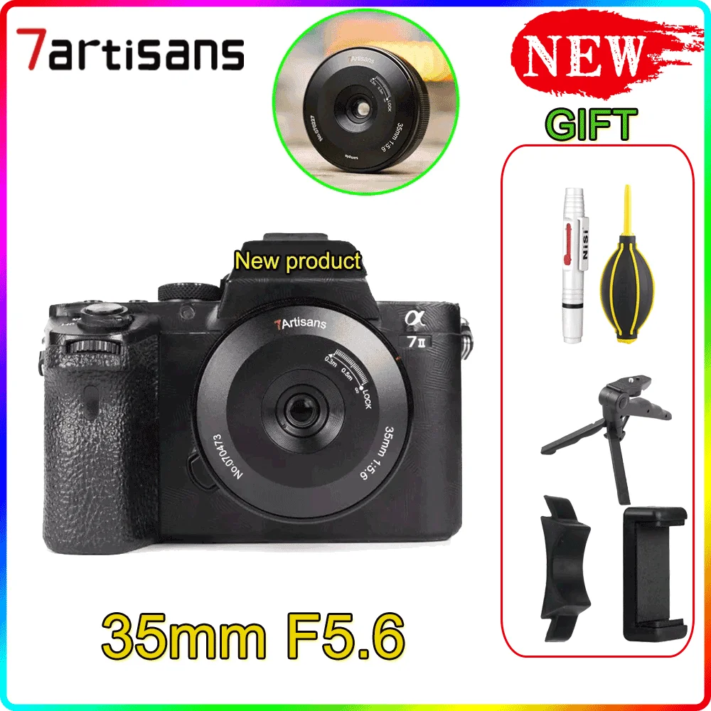 

7artisans полная оправа 35 мм F5.6 объектив для Nikon Z/sony E/sigma L/лайкра L/panasonic L Mount