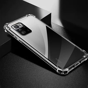 for xiaomi redmi 10 case air cushion tpu soft silicone clear shockproof back cover phone case for xiomi xiaomi redmi 10 free global shipping