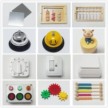 Busyboard Kids Homemade Busy Board Diy Accessories Lamp Montessori Materials Switch Telephone Calculator Toy Baby Toys