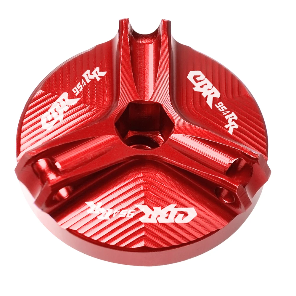 

Motorcycle Accessories Engine Oil Cup Cover Oil Filler Drain Plug Sump Nut Cap For Honda CBR954RR 2002-2003 CBR954 RR CBR 954 RR