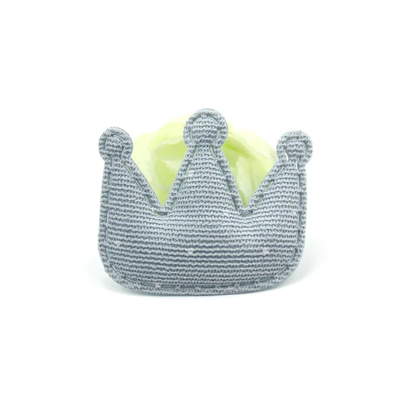 

40pcs 3.5*3cm Fabric Dot Crown Padded Patches Applique for Hat Clothing Sewing Supplies Handmade DIY Hair Clip Accessories