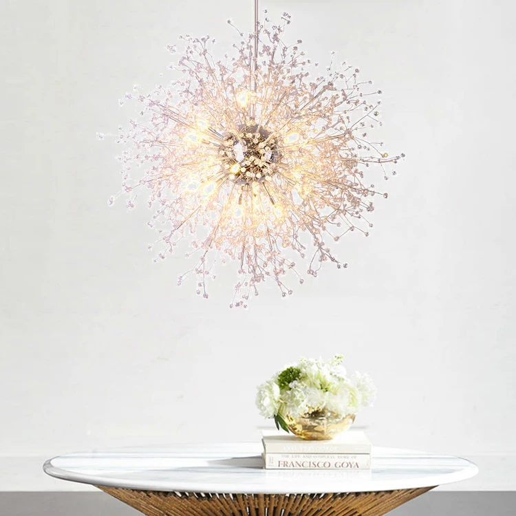 Скандинавские Светодиодные хрустальные люстры современные креативные