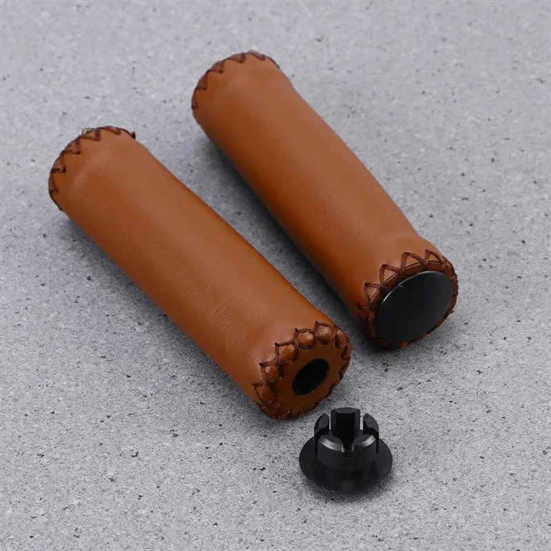 1 пара Bike ручками из искусственной кожи мягкие резиновые мотоциклетный спорт