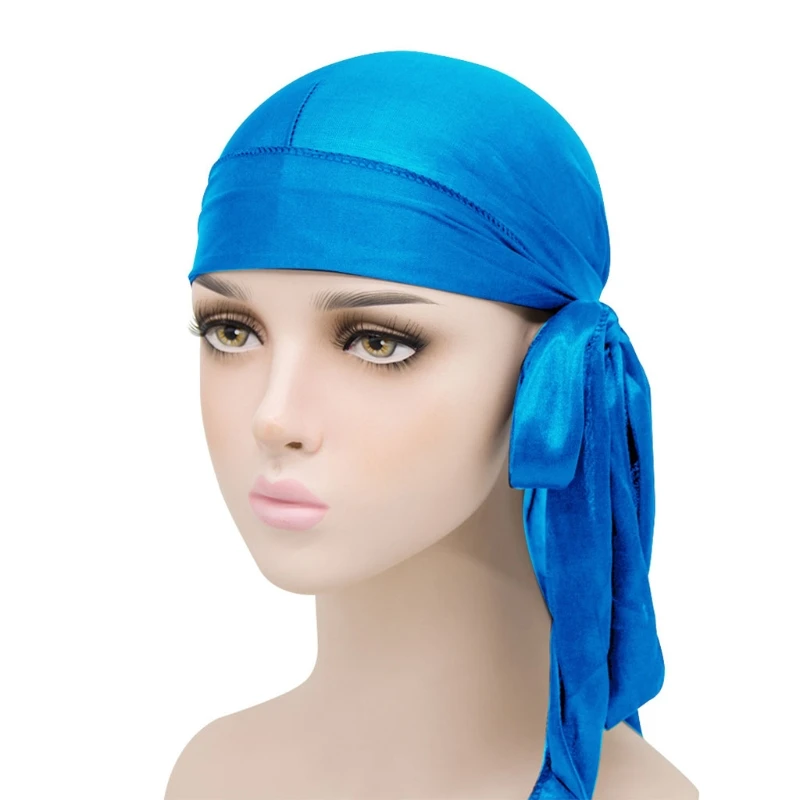 

Smooth Durags Cap Turban Hat High Elasticity Snug Fit Lock Moisture No Absorb Hair Products Excellent Compression D0UD