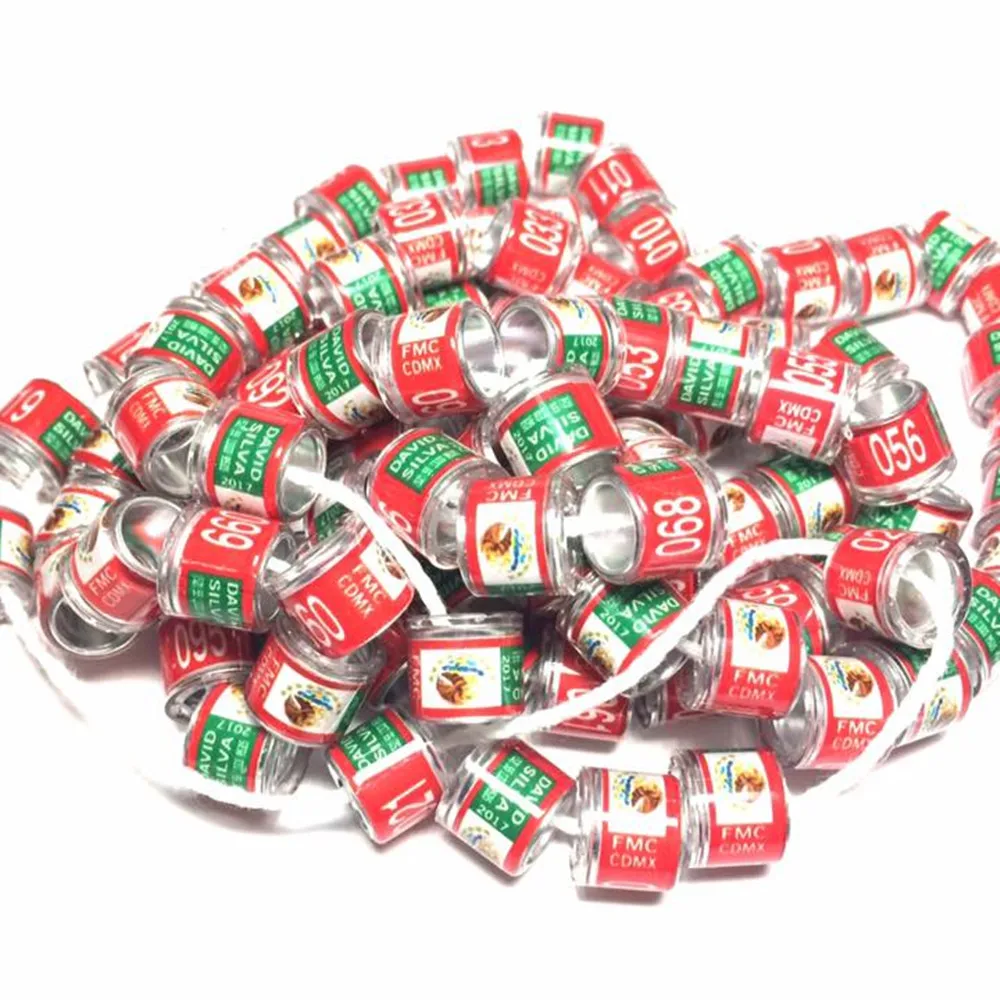 Пластиковые кольца бирки полоски ткани на ноги голубей кольцо делая