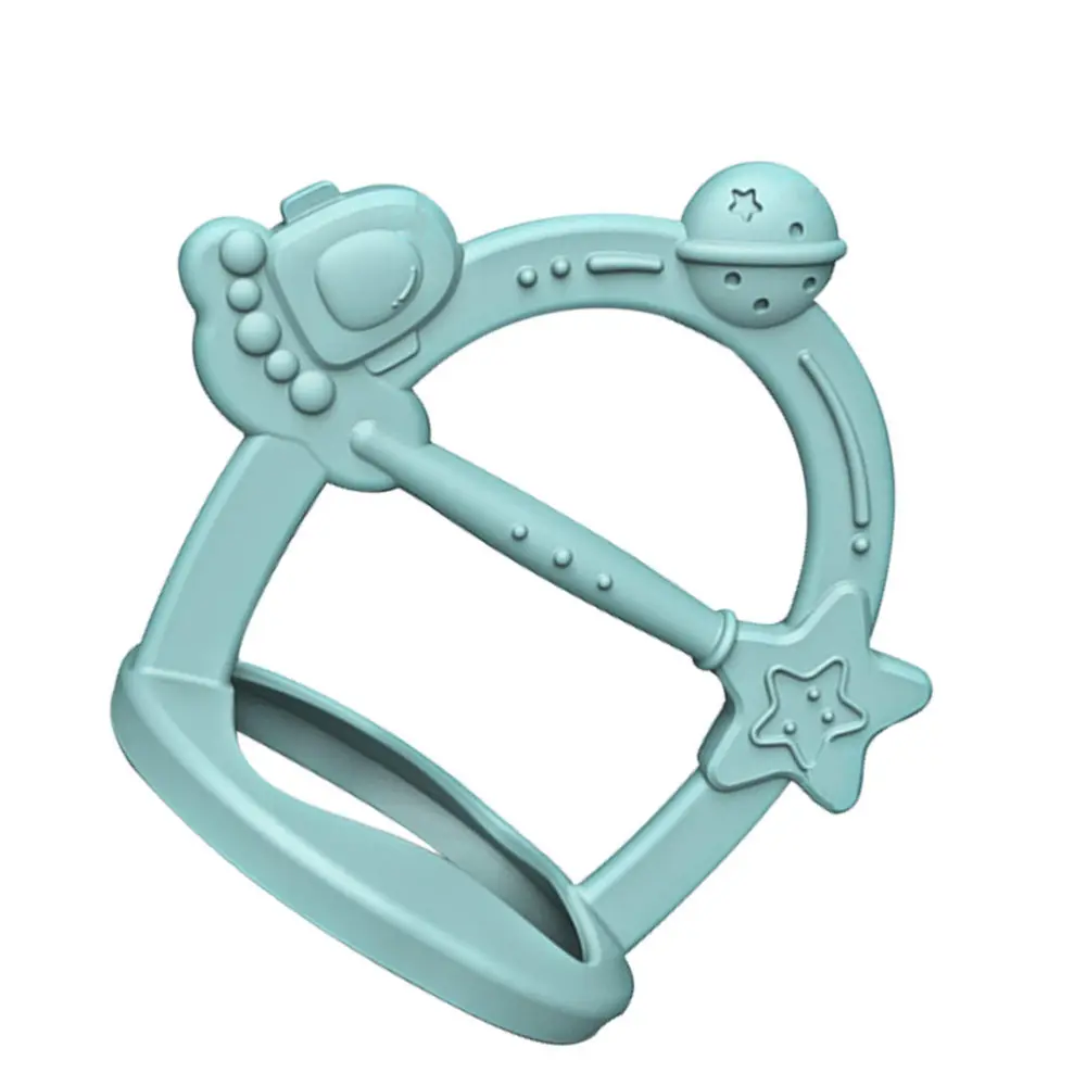 

1Pc Molar Silicone Chewing Molar Self-Soothing Plaything Blue