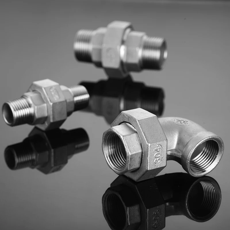 Соединитель для водопроводной трубы из нержавеющей стали 304 внутренний и внешний