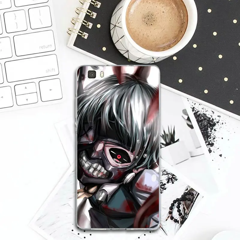 Hot Anime Tokyo Ghoul Soft Phone Case for Huawei P8 P9 P10 P20 P30 Mate 10 Pro Y5 Y6 Y7 2018 2019 Honor 6X 7X 9 Lite Plus |