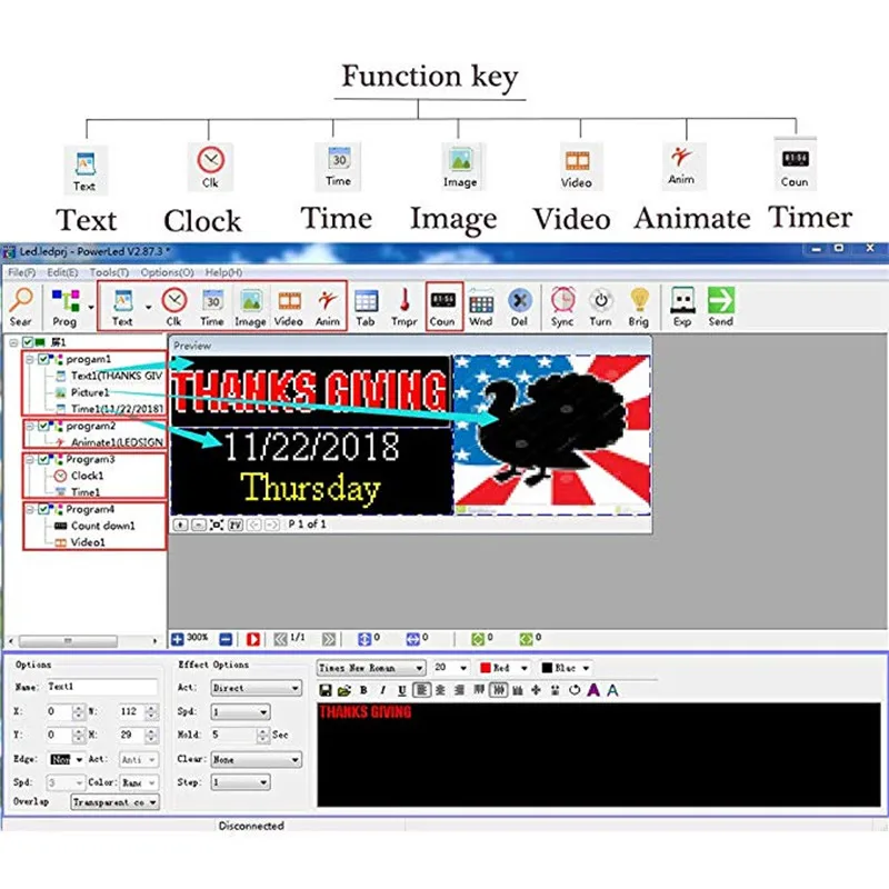 Полный Цвет WI-FI светодиодный цифровые часы доски для записей USB программируемый