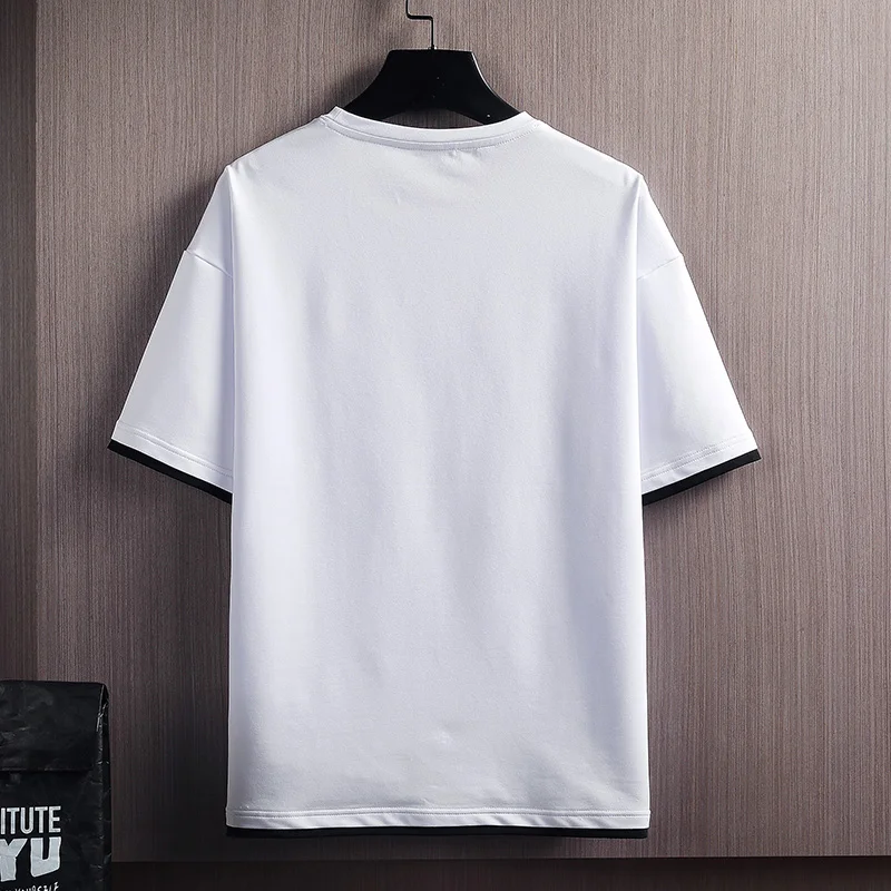 

Free Shipping Short Sleeve 2Pcs Men Summer Shorts Suit Brand Tracksuit for Men T-shirt+ Shorts Outfit 2021 Casual