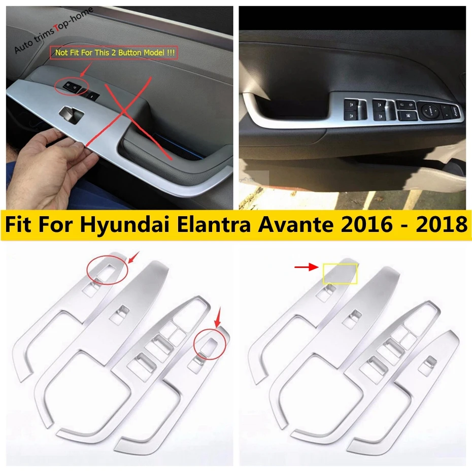Yimaautotrims подлокотник для внутренней двери окно Лифт кнопка крышка Накладка Hyundai