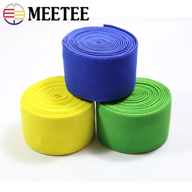 Флуоресцентная искусственная замшевая эластичная лента Meetee 3/6 метров 38 мм