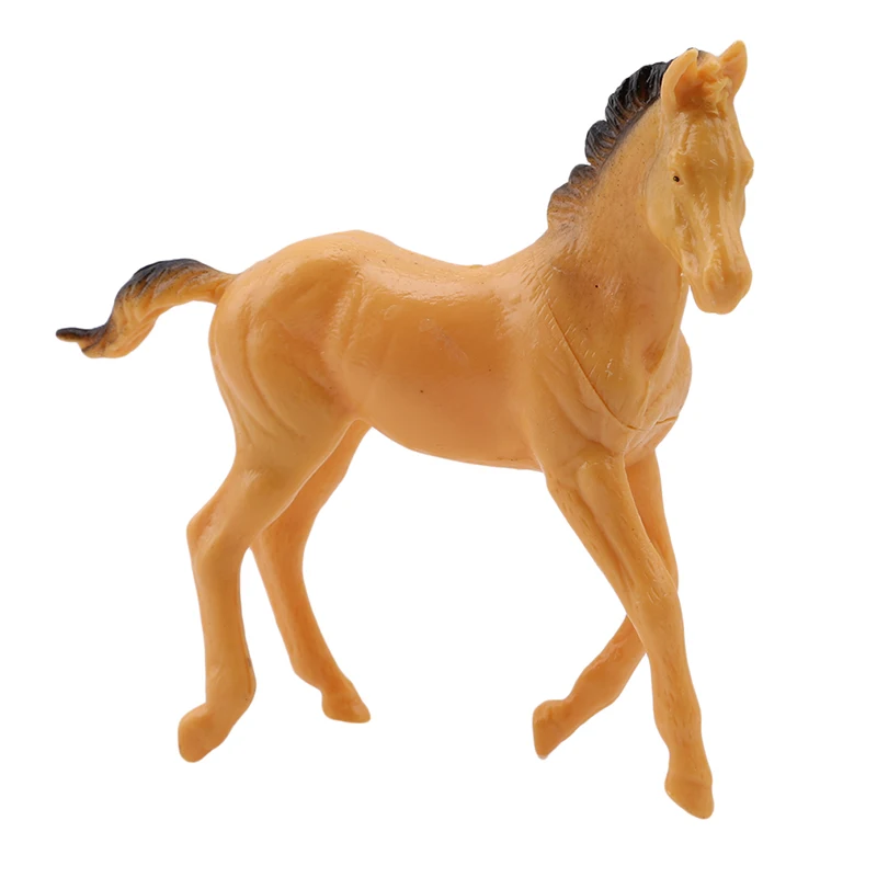 

8Pcs/set Mini Hollow Type Plastic Farm Animal Toy Action Figure Simulation Horse Model Animation Figurine