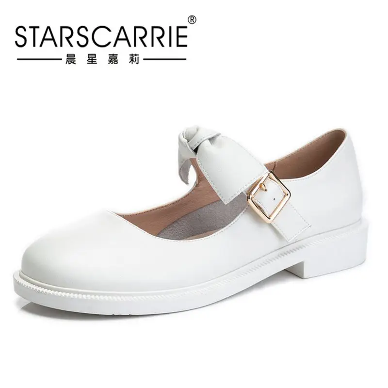

Fashion single shoes women's spring 2021 thick heel round head Mary Jane shoes children's buckle leather women's shoes fashion