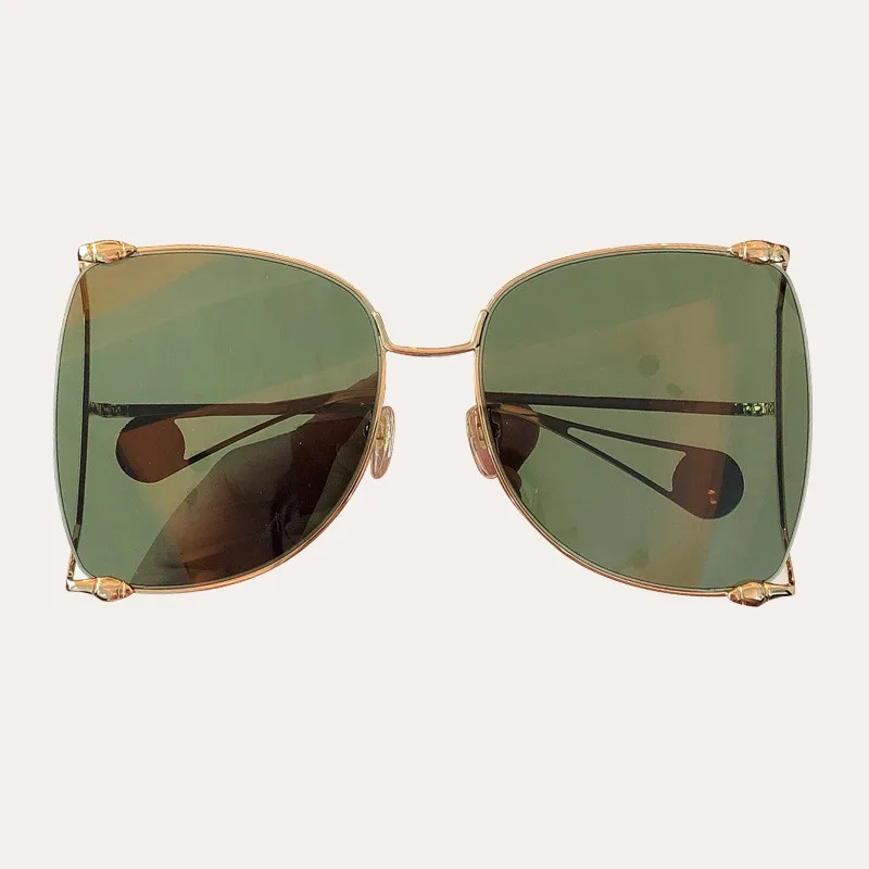 No.4 sunglasses Солнечные очки с Большой рамкой, винтажные женские брендовые дизайнерские роскошные солнцезащитные очки gafas de sol hombre - Цвет линз: No.4 sunglasses