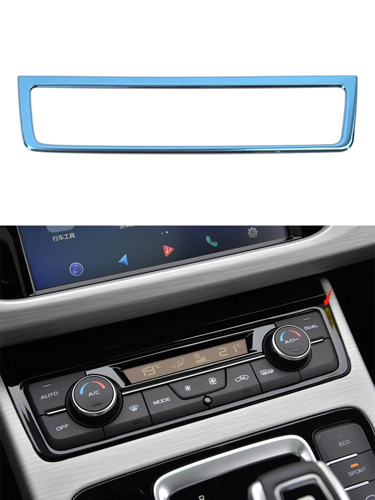 

For Geely Atlas Emgrand NL-3 Proton 2016 2017 2018 2019 2020 Central Console Knob Switch Button Trim Cover Interior Accessories