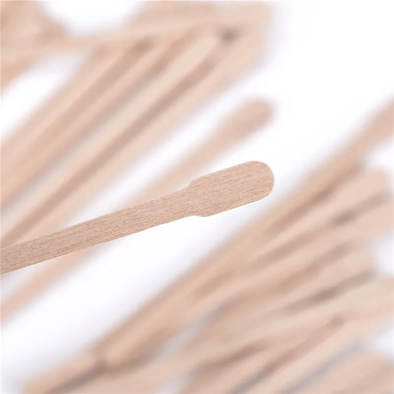 

400 Pieces Wooden Wax Applicator Sticks Assorted Wax Spatulas Eco Friendly Nature Wood Craft Sticks 4 Style Large, Medium, Small