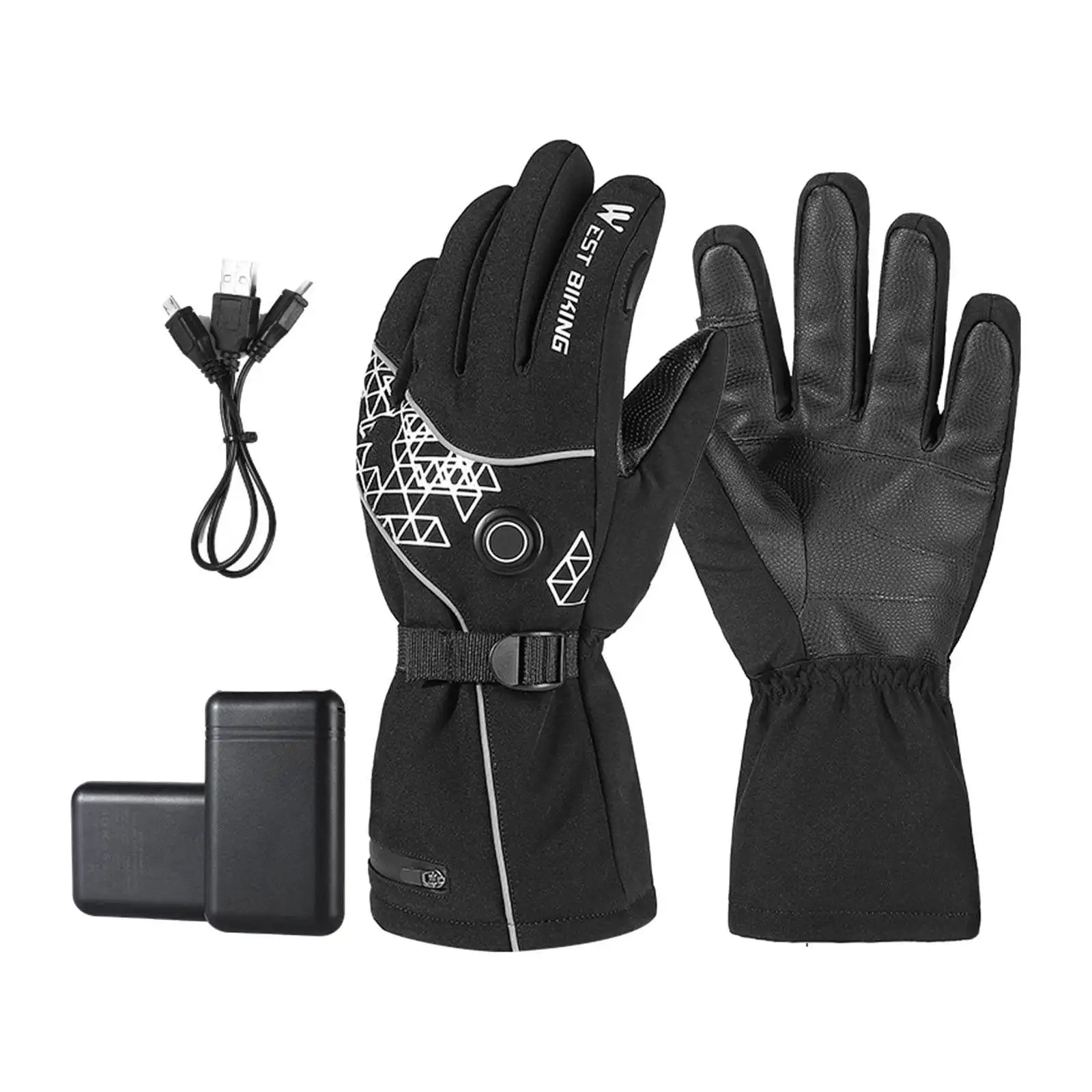 

Heated Gloves Battery Powered Thermal Mitten for Motorcycle Fishing Outdoor Sports