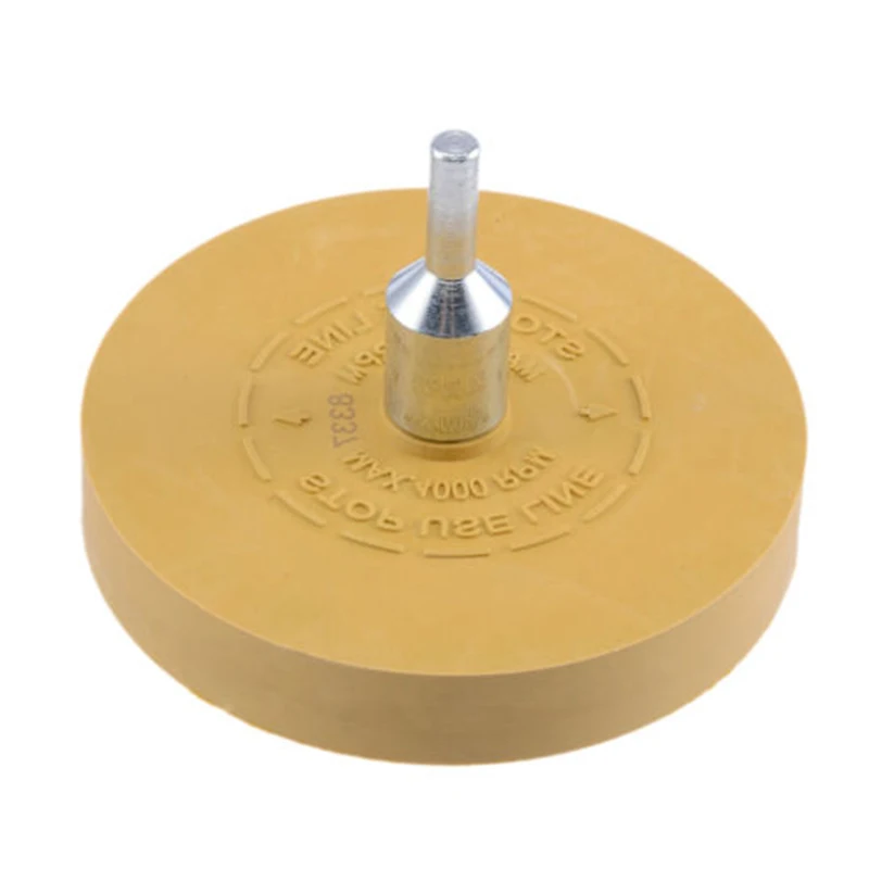 

Sticker Rubber Eraser Wheel Removal Car Attachment Accessory 88mm/3.5inch